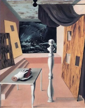 Rene Magritte Painting - La difícil travesía 1926 René Magritte